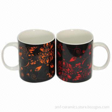 11oz Milk Mug, Measures 8x9.5cm, SGS-certified, Various Designs are Available